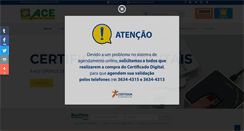 Desktop Screenshot of acesaojoao.com.br